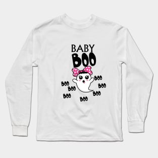 Cute Spooky baby boo cute baby Long Sleeve T-Shirt